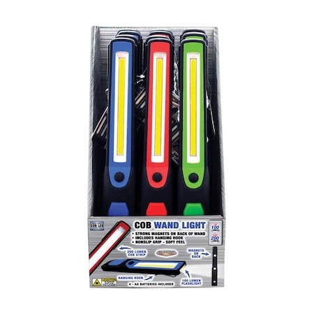 Blazing Ledz Blazing Ledz 9637489 200 lumens COB Light Stick LED AA  Assorted - pack of 12 9637489
